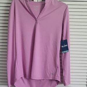 Reel Legends Women's Light Purple Long Sleeve Blouse